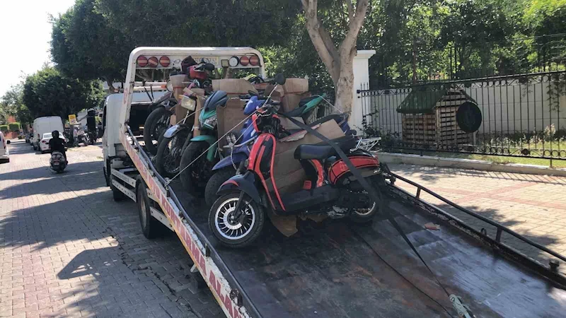 Kurallara uymayan motosiklet sürücülerine ceza yağdı

