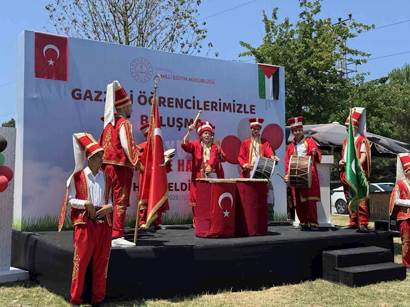 İstanbul’da Gazzeli öğrenciler için çocuk şenliği düzenlendi
