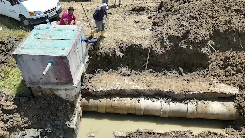 Karasu Ovası’nda sulama hattı arızası onarıldı
