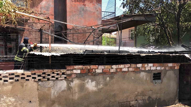 Elazığ’da odunluk yangını: 1 yaralı
