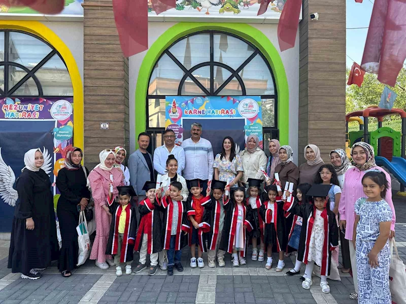 Onikişubat Belediyesinin gündüz bakımevinde ilk mezuniyet heyecanı
