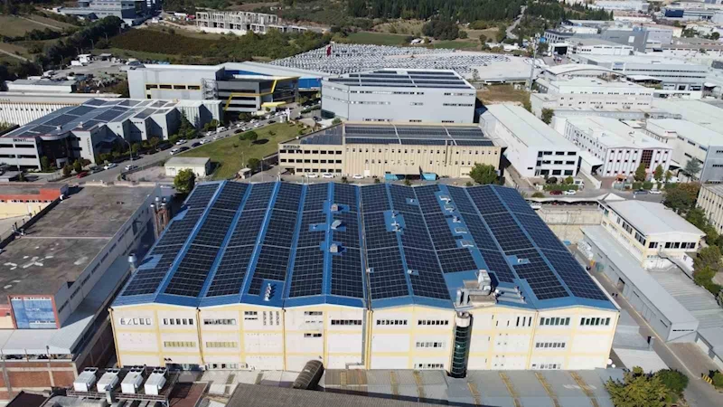 Bursa’da bir firma GES ile 649 bin 839 kg karbondioksit salınımını önleyecek
