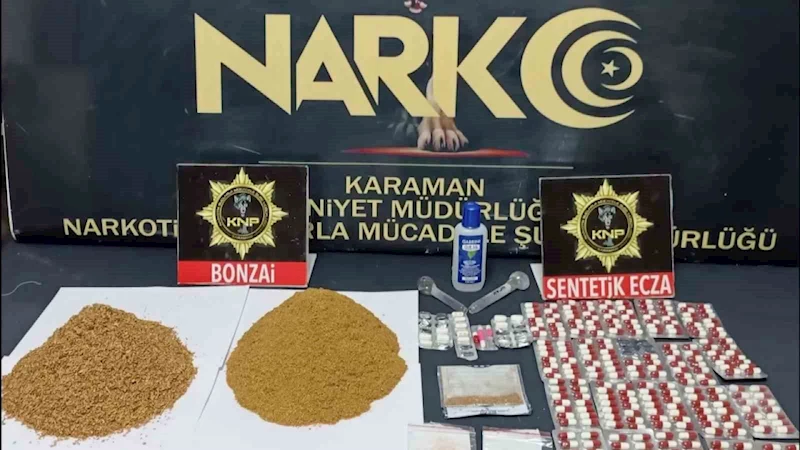 Karaman’da uyuşturucu operasyonu: 9 tutuklama
