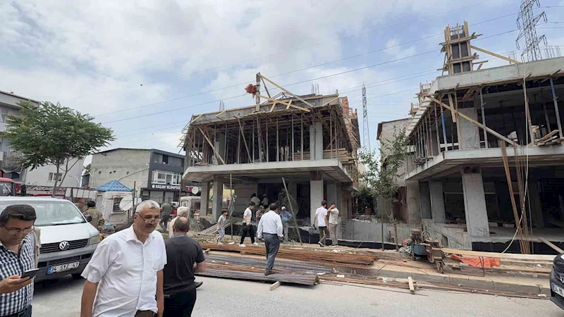 Başakşehir’de bir inşaatın duvarı, işçinin üzerine devrildi

