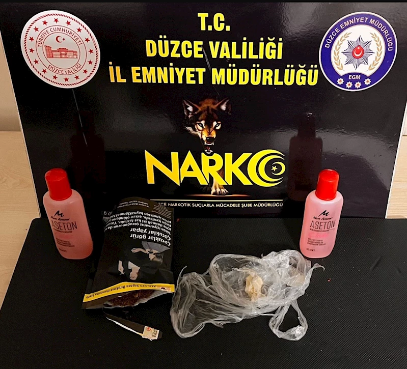 Düzce’de uyuşturucu operasyonu: 1 kişi tutuklandı
