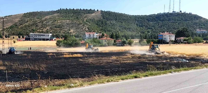 Beypazarı’nda tarla yangını

