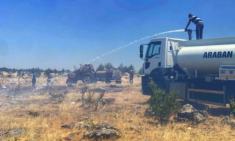 Araban’da çıkan örtü yangını söndürüldü
