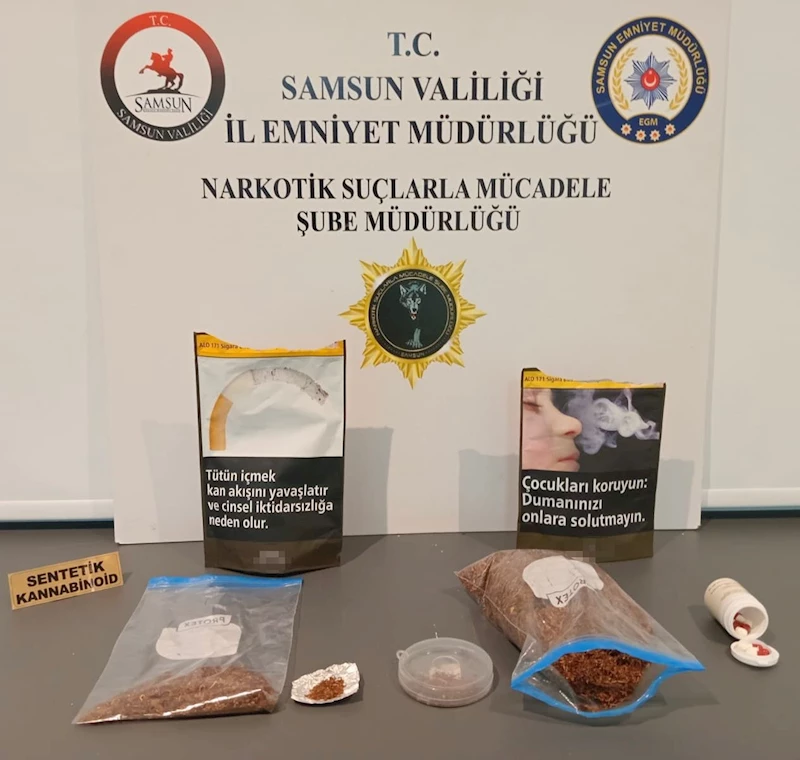 Samsun’da uyuşturucu operasyonu: 3 gözaltı
