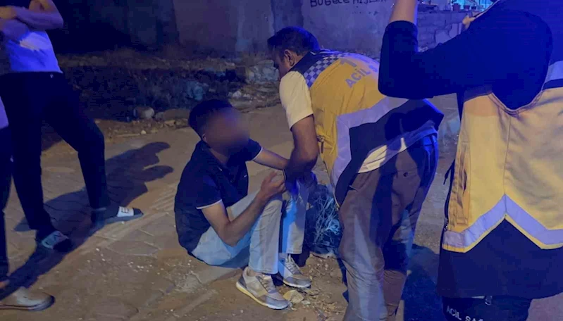 Madde bağımlısı genç, mahalle sakinlerini tedirgin etti
