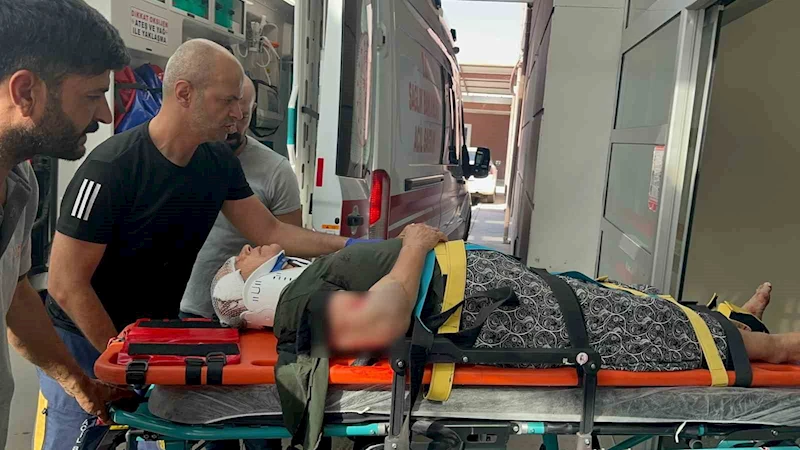 Otomobilin çarptığı kadın yaralandı
