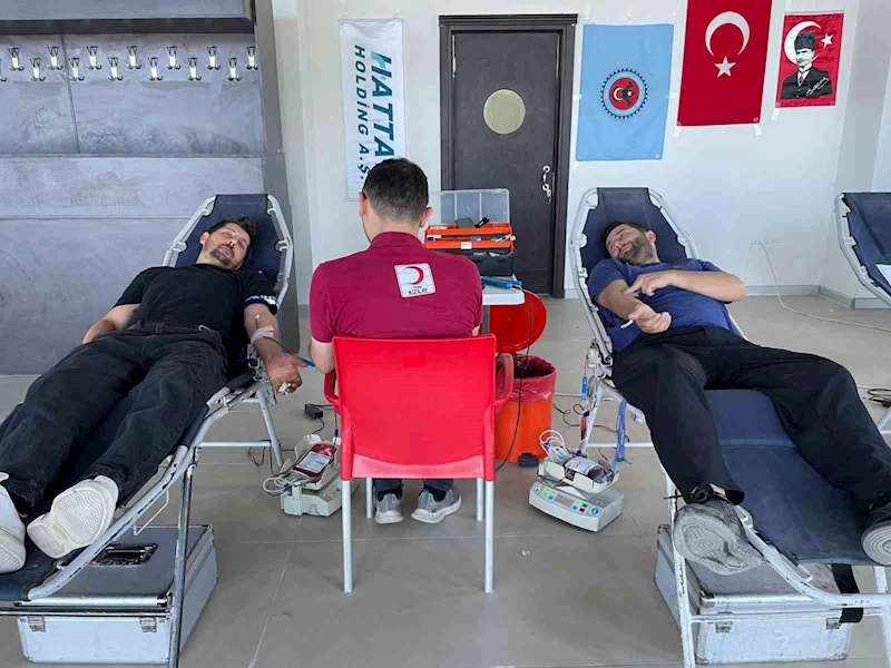 Madencilerden kan bağış kampanyasına ilgi
