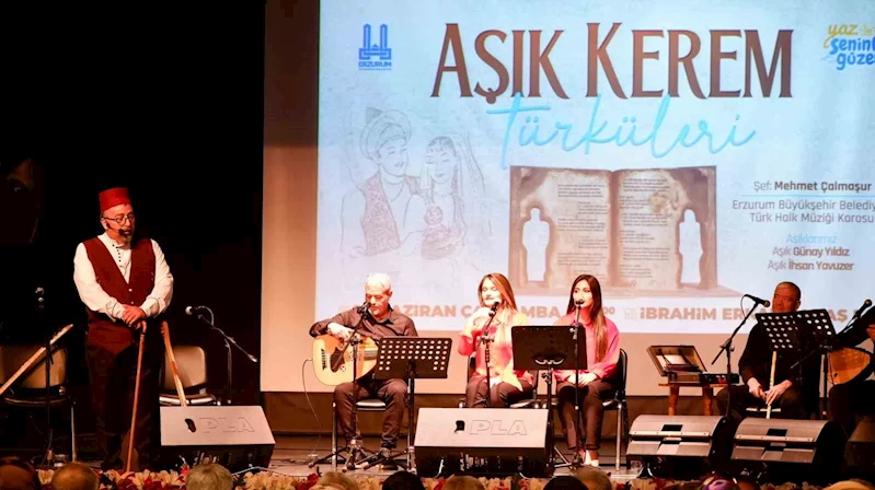 Âşık Kerem türküleri mest etti
