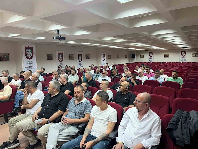 Ticari araç sürücülerine fermuar sistemi anlatıldı

