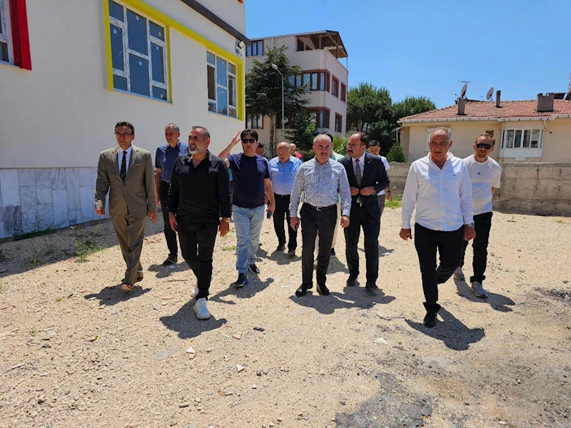 Balıkesir’de okul inşaatları yerinde incelendi
