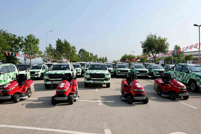 Büyükşehir, Tarım Peyzaj A.Ş. filosunu güçlendirdi
