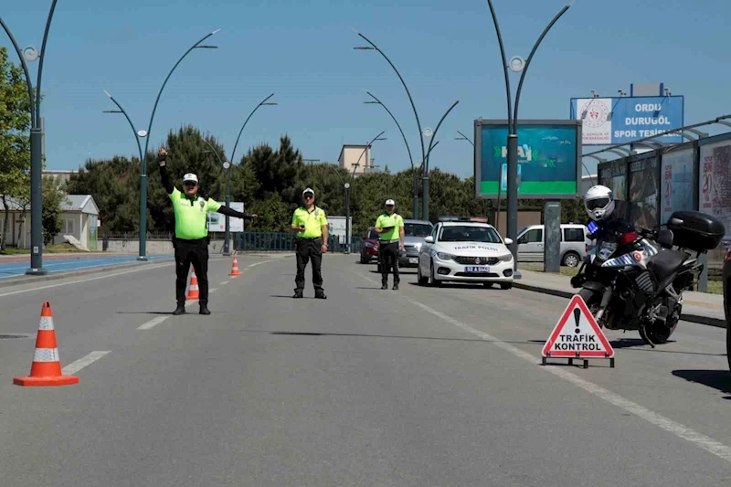Ordu’da bir haftada yaklaşık 17 bin araç ve sürücüsü denetlendi
