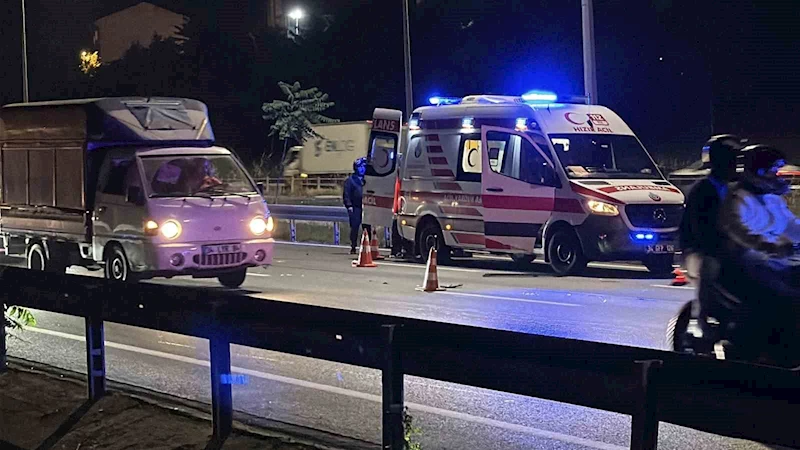 Kağıthane’de yola atlayan yaya feci şekilde can verdi
