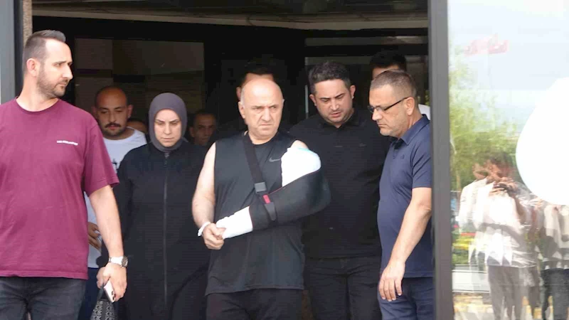 Kolundan vurulan Başkan Bıyık taburcu edildi: 