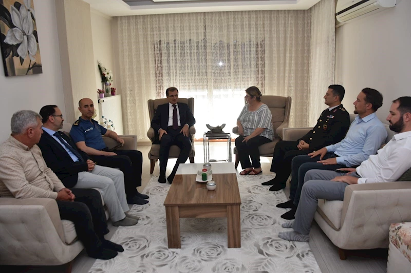Salihli’de şehit aileleri Kurban Bayramı’nda unutulmadı
