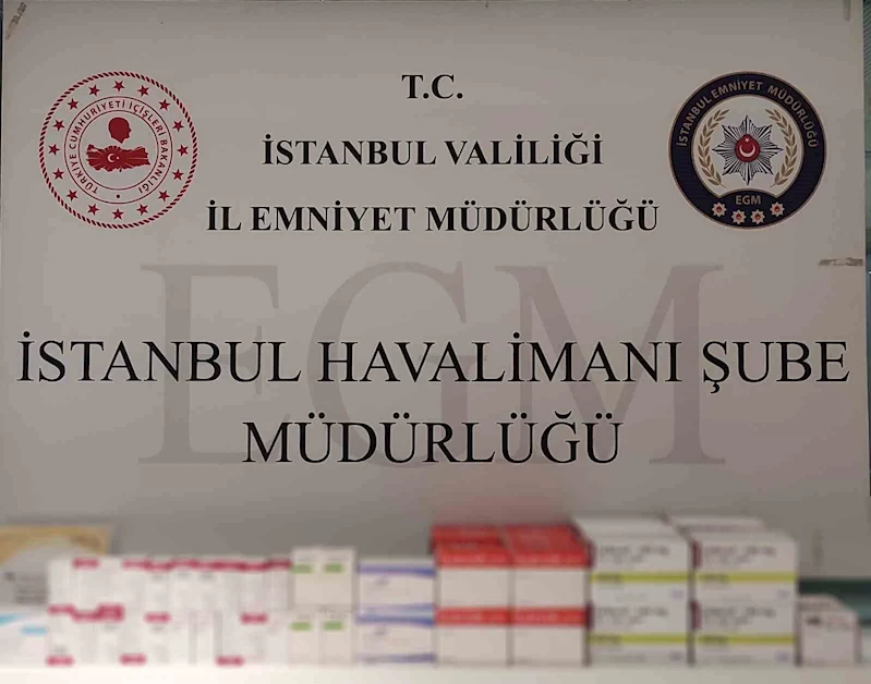 İstanbul Havalimanı’nda 12 milyon TL’lik kaçak ilaç operasyonu: 5 gözaltı
