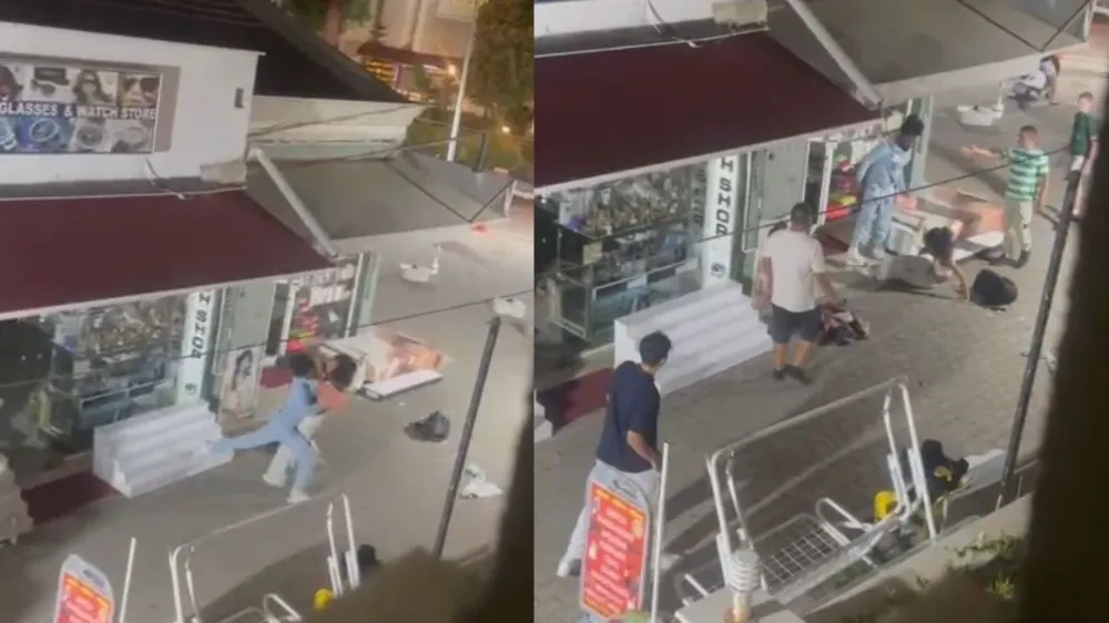 İngiliz turist kadınlar Marmaris’i birbirine kattı