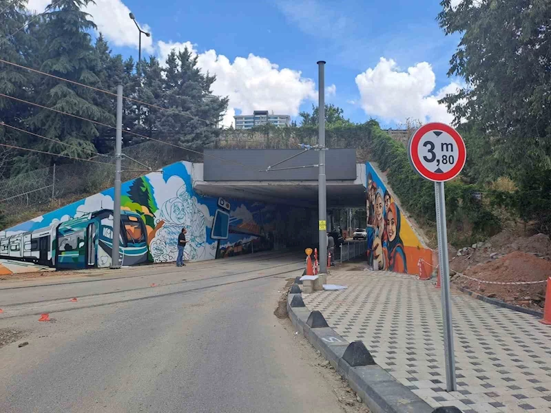 Alikahya Stadyum Tramvay Hattı’nda ilk etapta sona gelindi
