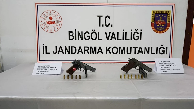 Bingöl’de ruhsatsız silah operasyonu
