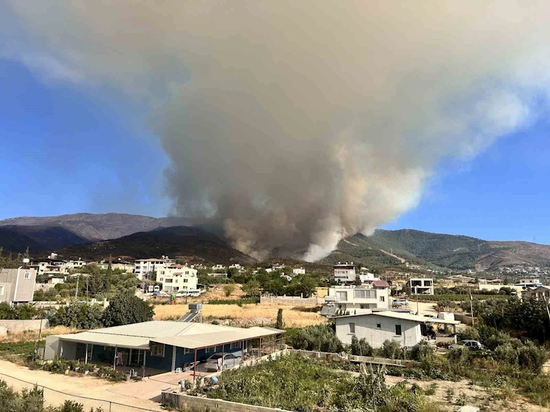Orman yangınına müdahale 22. saatte devam ediyor
