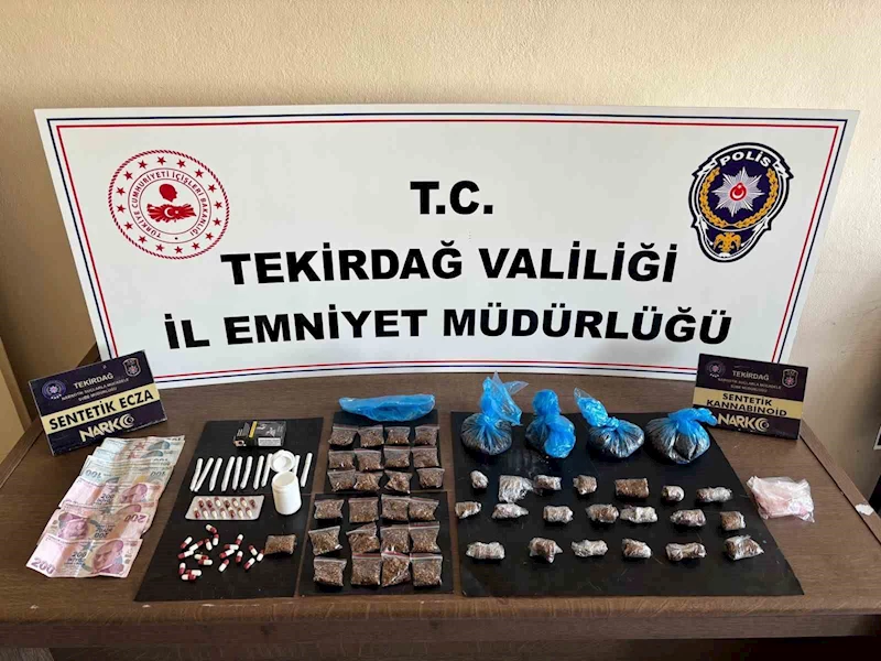 Tekirdağ’da uyuşturucu operasyonunda 3 kişi tutuklandı
