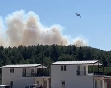 Urla’daki yangında ekip sayısı artırıldı
