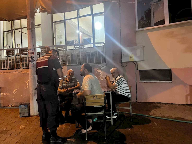 Jandarmadan sıcak nokta uygulaması
