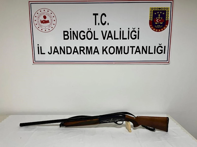 Bingöl’de 4 adet ruhsatsız silah ele geçirildi
