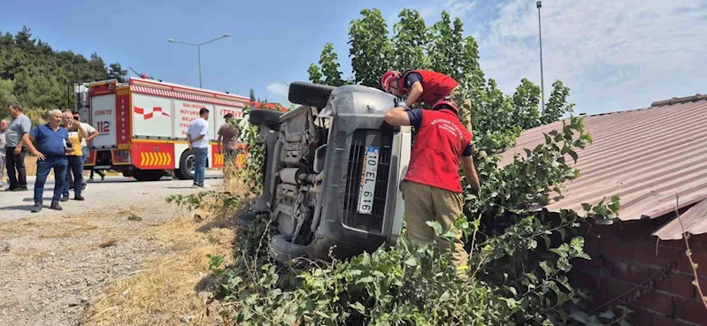 Susurluk’ta trafik kazası: 1 kişi yaralandı

