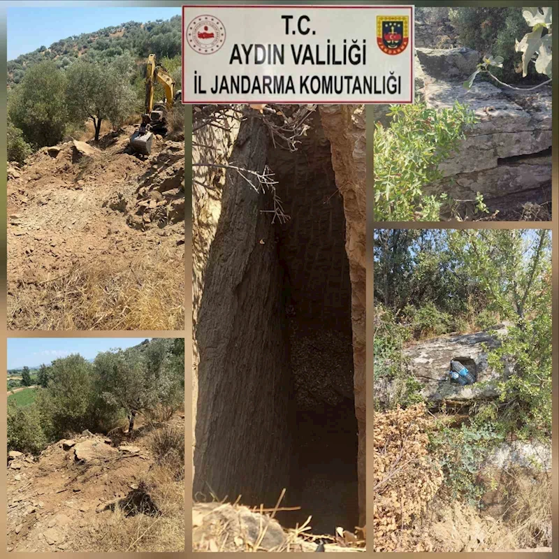 Kaçak kazı yaparken suçüstü yakalandılar
