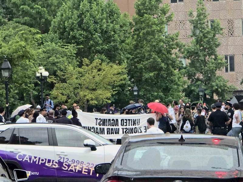 New York’ta Trump ve Netanyahu karşıtı protesto: 