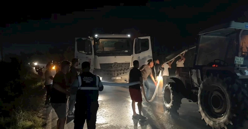 Sakarya’daki orman yangını tarım arazilerine sıçradı
