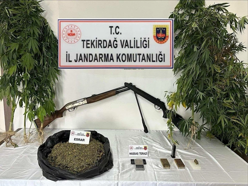Tekirdağ’da jandarmadan 3 ayrı uyuşturucu operasyonu
