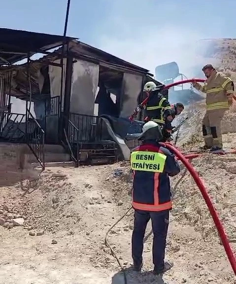 Bağ evinde korkutan yangın
