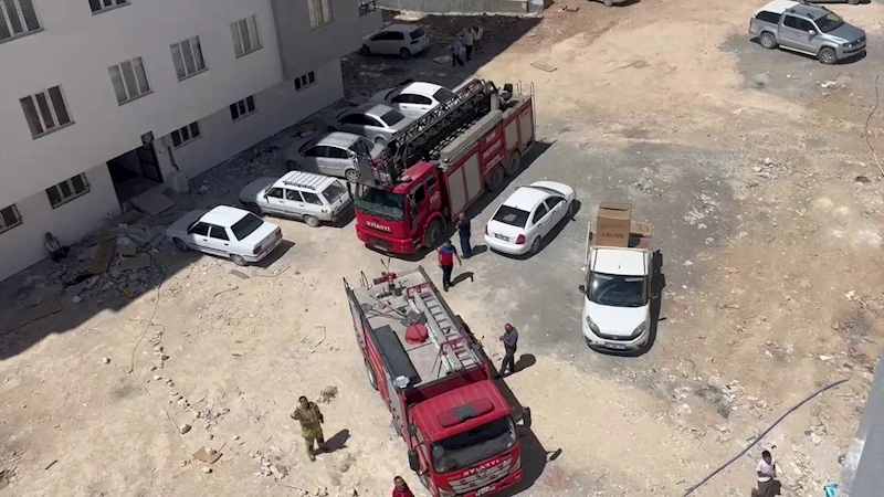 Balkonda çıkan yangın korkuttu
