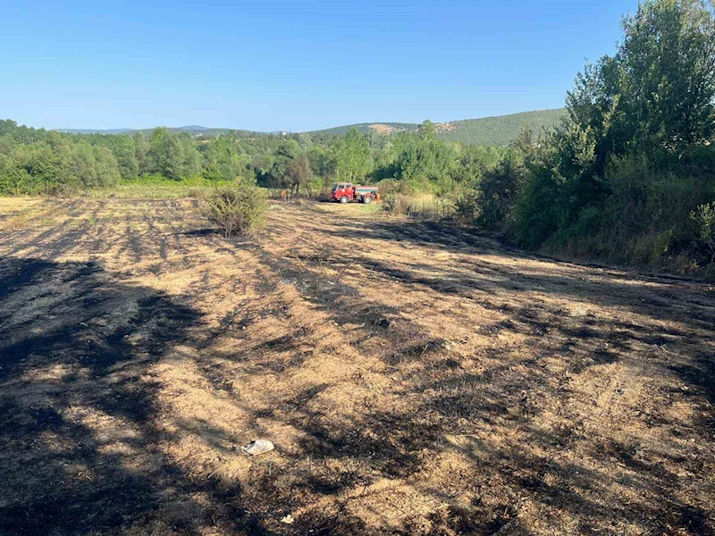 Kastamonu’da elektrik tellerinin kopması sebebiyle ormanlık alanda çıkan yangın söndürüldü
