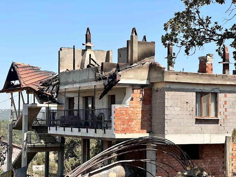 Uşak’taki orman yangını kısmen kontrol altında
