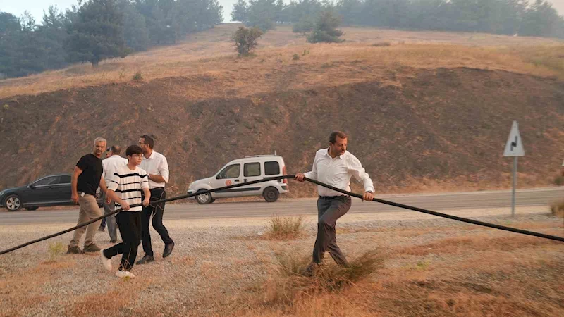 Gürsu Belediye Başkanı Mustafa Işık göz yaşlarını tutamadı
