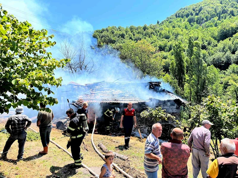 Kömürlükte çıkan yangın paniğe neden oldu

