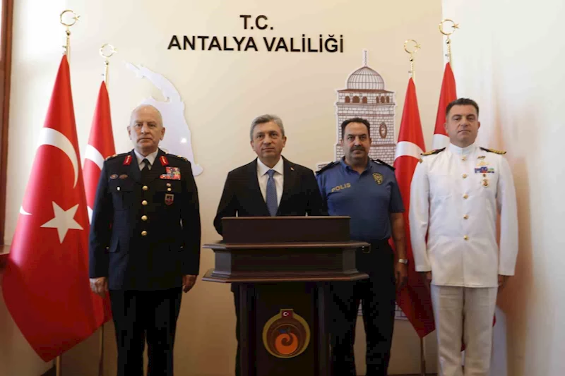 Antalya Valisi Şahin: 
