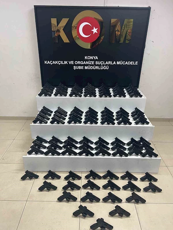 Konya’da silah ve kaçak sigara operasyonu
