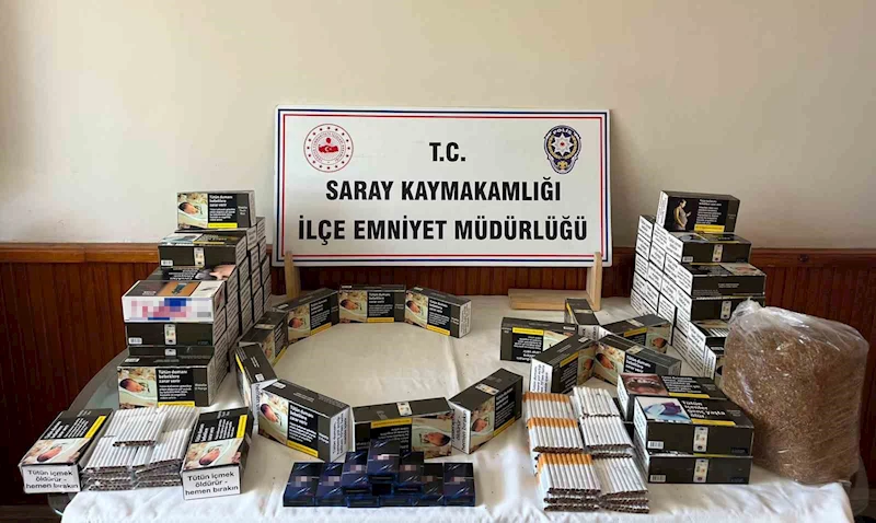 Tekirdağ’da kaçak tütün operasyonu: 3 kişi gözaltına alındı
