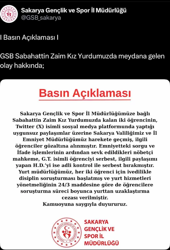 Yurtta pornografik film açıp sosyal medyada paylaşan 2 kız yurttan uzaklaştırıldı
