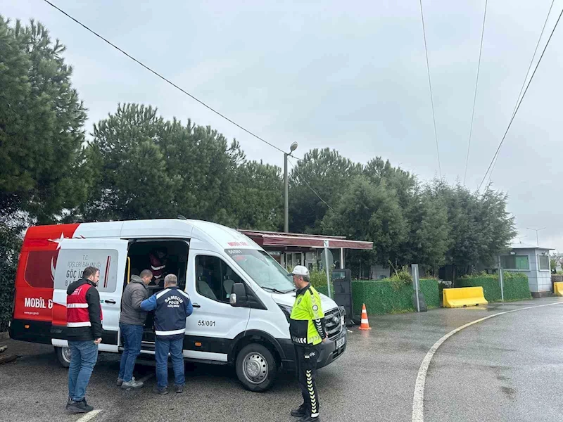 Samsun’da düzensiz göçle mücadele
