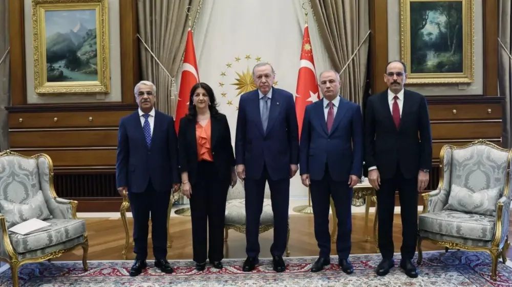 Cumhurbaşkanı Erdoğan, Dem Parti heyetini kabul etti: Terörsüz Türkiye süreci