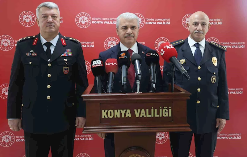 Konya’da huzur ve güven ortamının muhafazasına yönelik çalışmalar sürüyor
